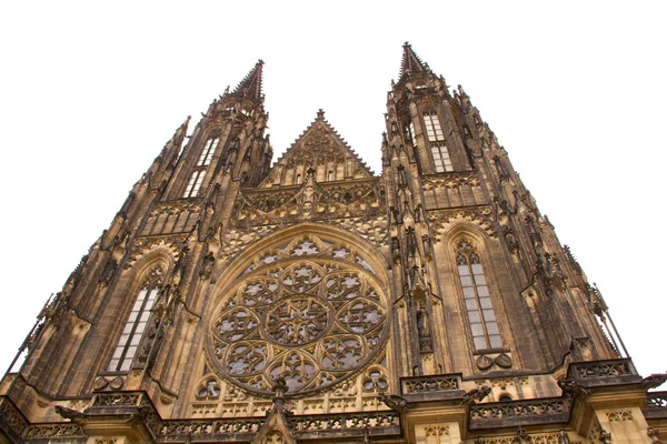 stock image Old Prague city view - old buildings