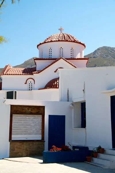 Řecké tradiční ortodoxní hlavu na ostrově Rhodos, Řecko — Stock fotografie