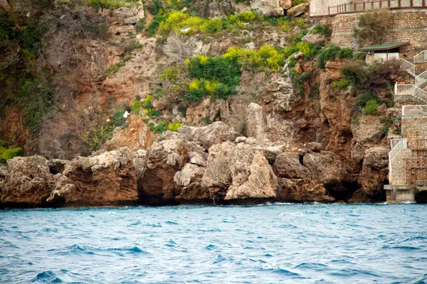Antiga vista mar de Antalya — Fotografia de Stock