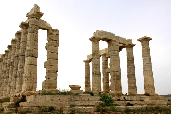 Kuil Poseidon di Yunani Sounion — Stok Foto