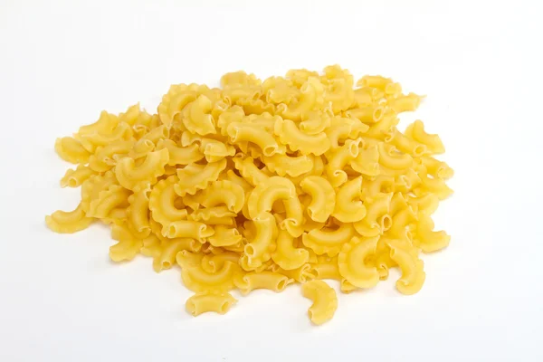 stock image Close up of a dried italian pasta on white background