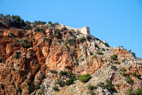 Άποψη κάστρου Alanya — Φωτογραφία Αρχείου