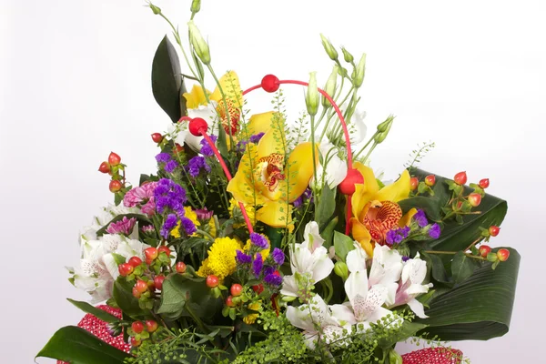 カラフルな花束のクローズ アップ ショット — ストック写真