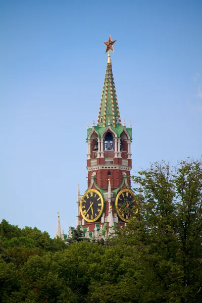 The Saviour (Spasskaya) Tower of Moscow Kremlin, Russia. — Stock Photo, Image