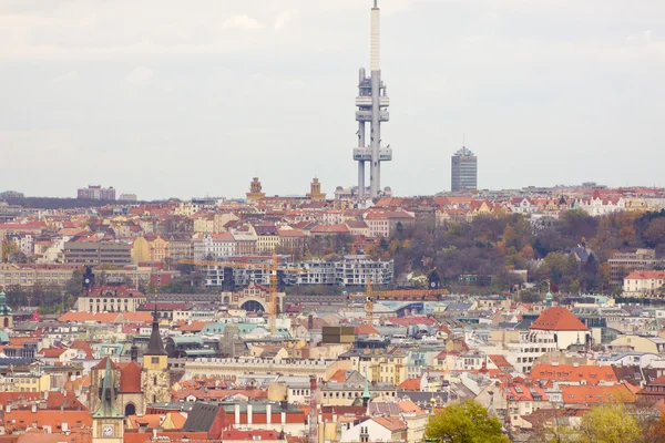 stock image The View on the Prague's gothic Castle and Buildings