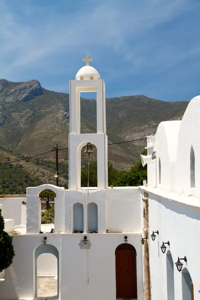 Griechisch traditionelle orthodoxe Kapelle auf der Rhodos-Insel, Griechenland — Stockfoto