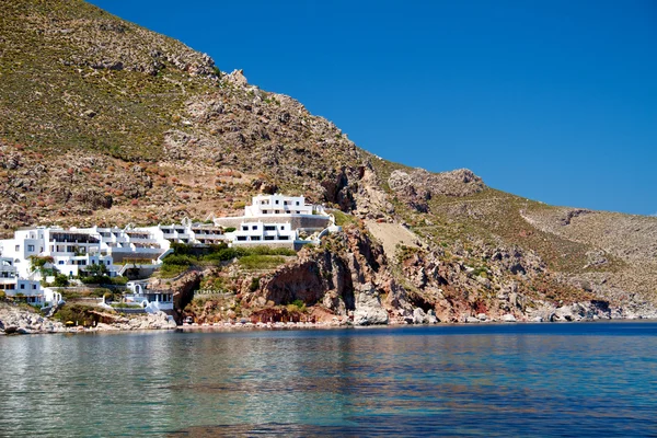 Ön och havet, Grekland — Stockfoto
