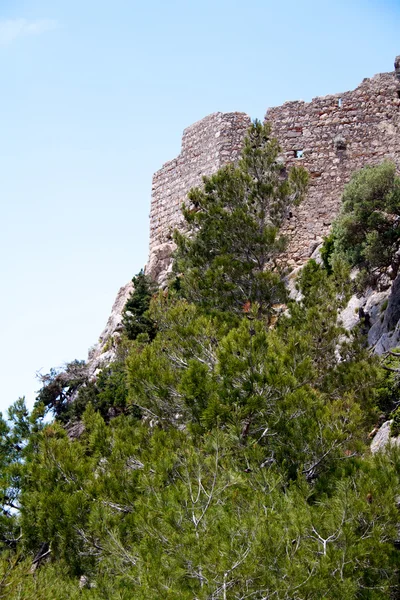 Стародавні руїни на острові Родос, Греція — стокове фото