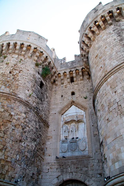 Città medievale di Rodi, Grecia — Foto Stock
