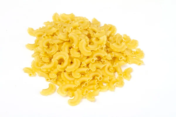 stock image Close up of a dried italian pasta on white background