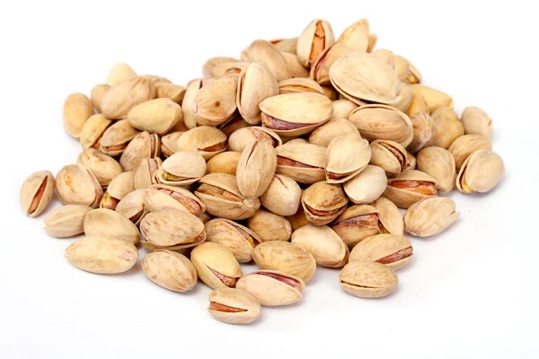 Stock image Close-up image of pistachios studio isolated on white background