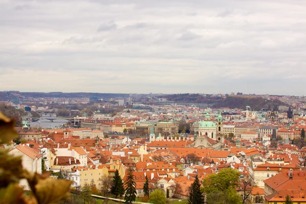 Blick auf die gotische Prager Burg und die Gebäude — Stockfoto