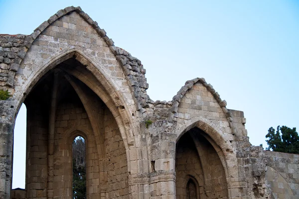 Middeleeuwse stad Rhodos, Griekenland — Stockfoto