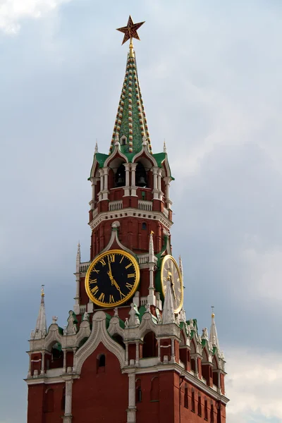El Salvador (Spasskaya) Torre del Kremlin de Moscú, Rusia . —  Fotos de Stock