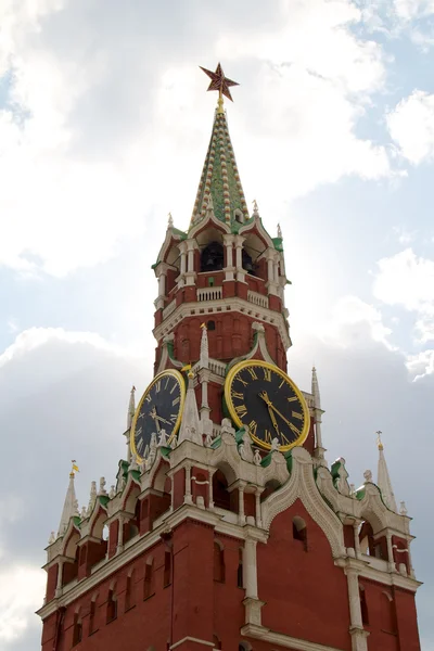 Спасская башня Московского Кремля, Россия . — стоковое фото