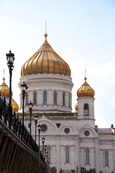 De kathedraal van Christus de Verlosser, Moskou 2011, Rusland — Stockfoto