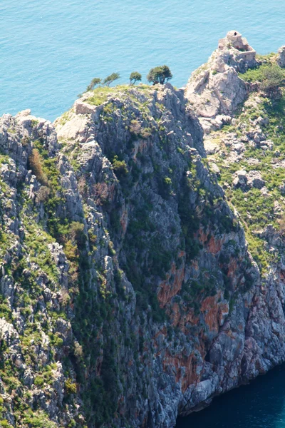 トルコの海岸線 impresive 崖 — ストック写真