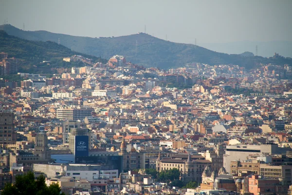 BARCELONE - 27 mai : Vue aérienne de la Sagrada Familia, Antoni — Photo
