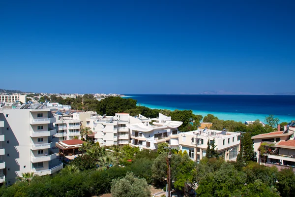 Rhodes city view Griechenland — Stockfoto