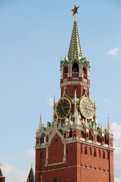 Спас (Спаська) башта Московський кремль, Росія. — стокове фото