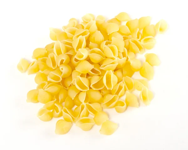 stock image Dried italian pasta on white background