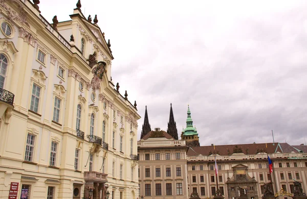 Παλιά Πράγα θέα στην πόλη - παλιά κτίρια — Φωτογραφία Αρχείου