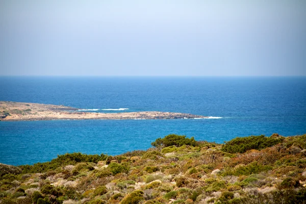 Malerischer Strand auf Rhodos — Stockfoto