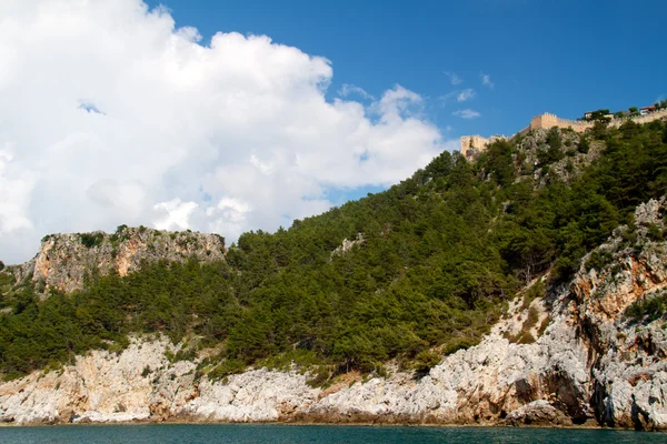 stock image Alanya castle view