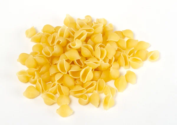 stock image Dried italian pasta on white background