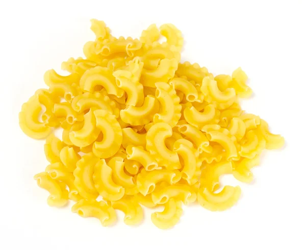 Dried italian pasta on white background — Stock Photo, Image