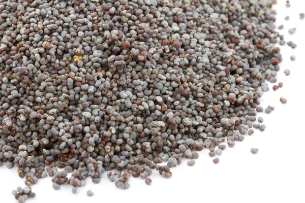 Macro photo of poppy seeds — Stock Photo, Image