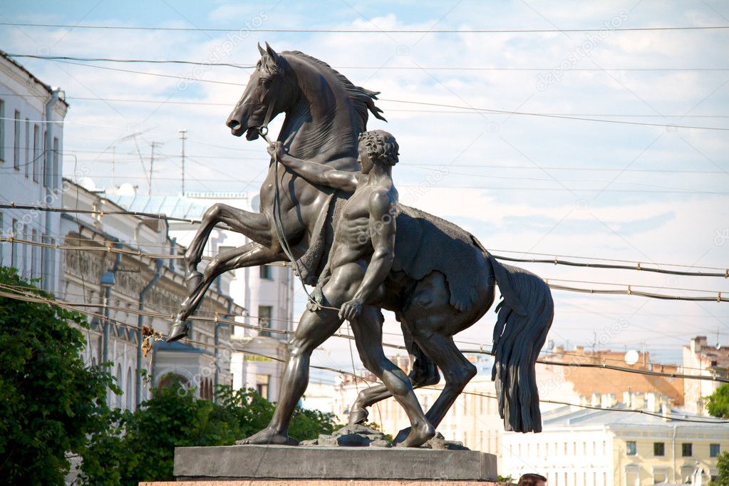 Horse Tamer by Pyotr Klodt