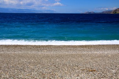 Kumsalda samos Island, Yunanistan