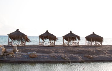 Akdeniz kıyısında sakin. Türkiye. Belek.