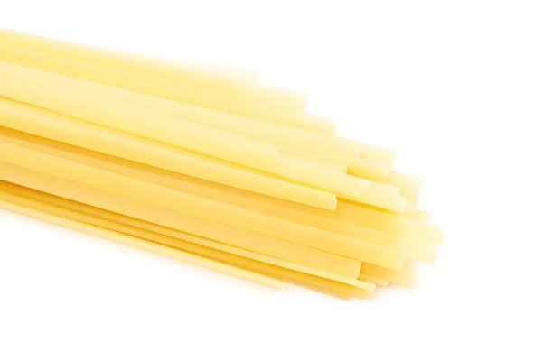 Suche spaghetti na białym tle — Zdjęcie stockowe