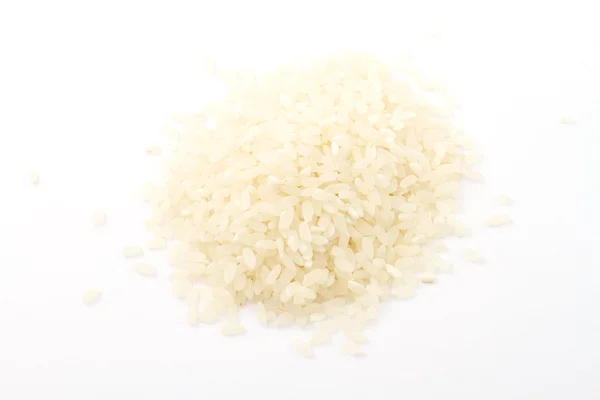 Stapel van biologische rijst — Stockfoto