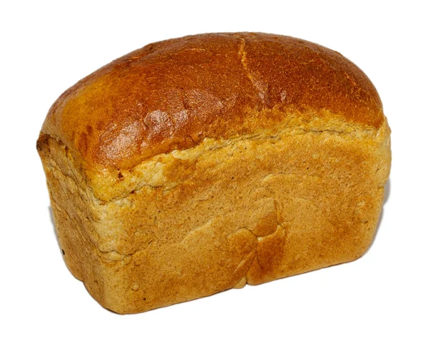Pão de centeio inteiro isolado — Fotografia de Stock