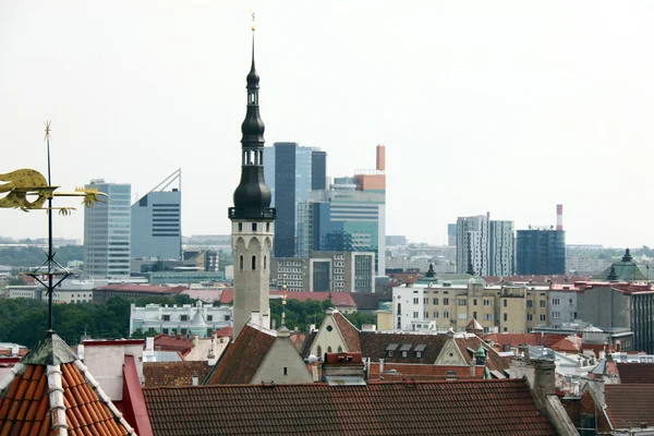 Vista sulla città vecchia di Tallinn, Estonia — Foto Stock
