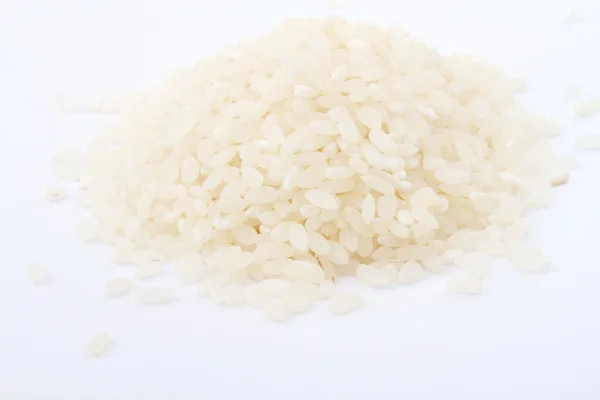 Stapel van biologische rijst — Stockfoto