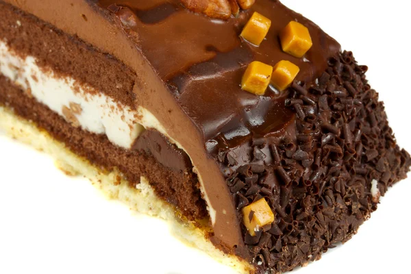 Tårta tryffel med svart choklad — Stockfoto