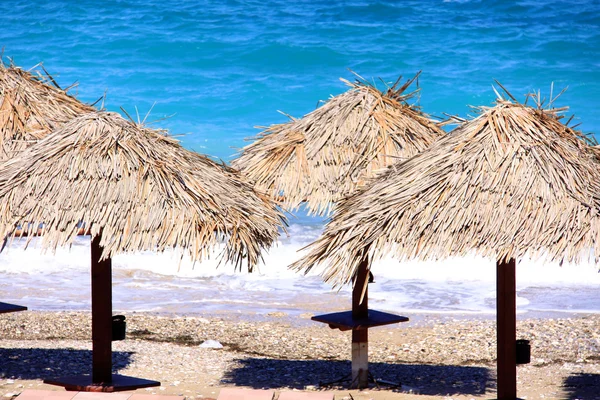 아름 다운 그리스 풍경 바다 — 스톡 사진