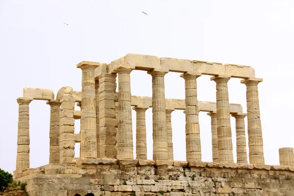 Храм Посейдона в Сунионе, Греция — стоковое фото