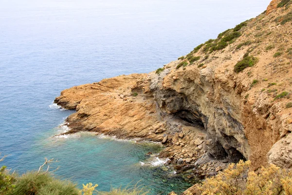Prachtige Griekse landschap zee — Stockfoto