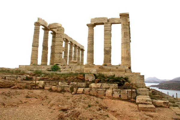 stock image The Temple of Poseidon at Sounion Greece