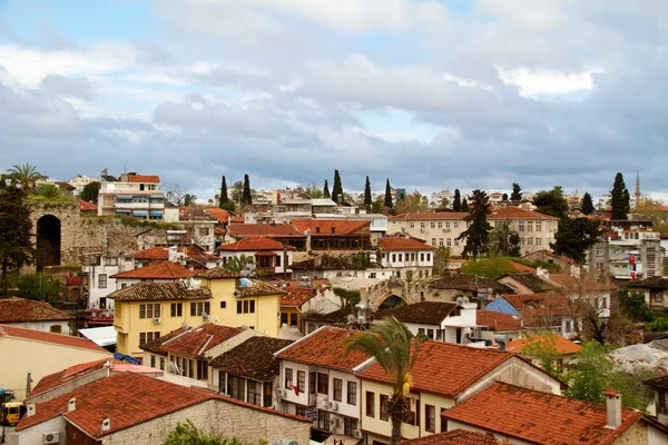 stock image Good view on the panorama of the south town