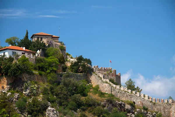 Alanya castillo vista — Foto de Stock