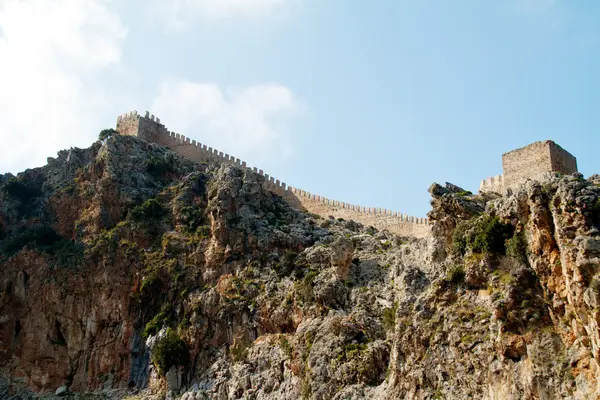 Alanya castle view — стоковое фото