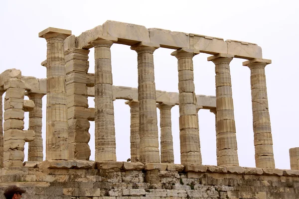 Poseidontemplet Soúnion Grekland — Stockfoto
