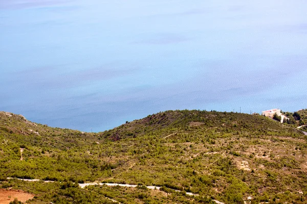 Красиві грецький пейзаж море — стокове фото