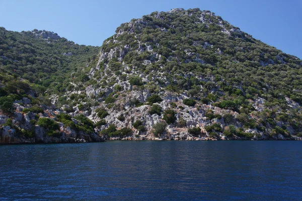 Море і скелі Туреччини — стокове фото